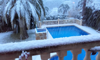 snow in Javea