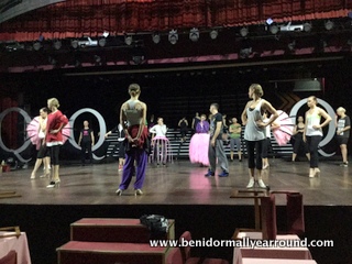 dancers rehearsals at benidorm palace
