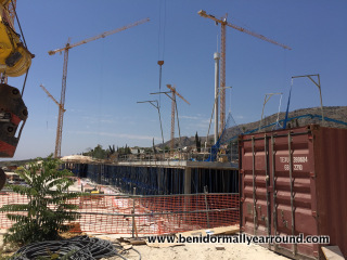 construction of the grand luxor benidorm