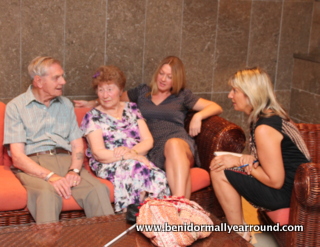 Talking to Madge and Charlie