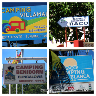 camping signs multi