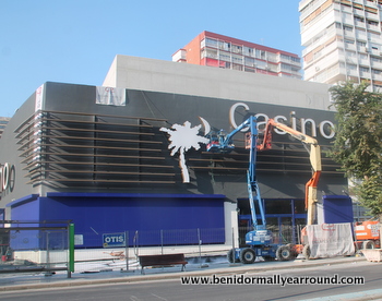 casino progress on Avd Mediterraeo in Benidorm