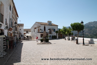 Main square in Guadalest