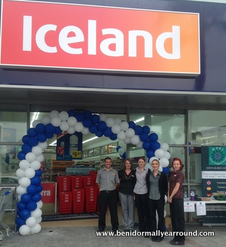 New Iceland supermarket in Benidorm