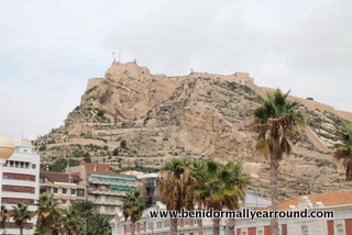 Santa Barbara perched overlooking Alicante