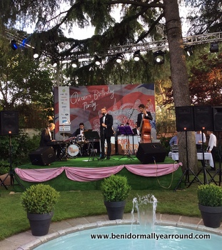 Live band at Ambassadors residence in Madrid