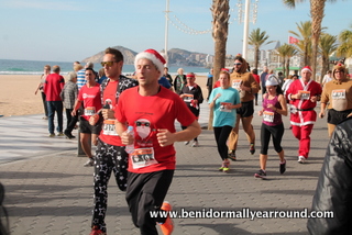 Runners on the Levante beachfront