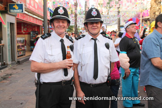 2 bobbies at Fancy dress day