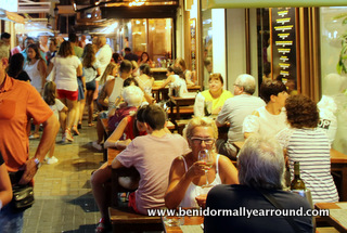 Diners in Tapas Alley